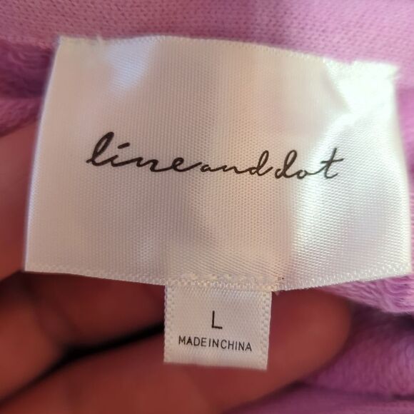 REVOLVE - Line & Dot Bexley Collard Top in Lilac Purple L - Picture 7 of 10